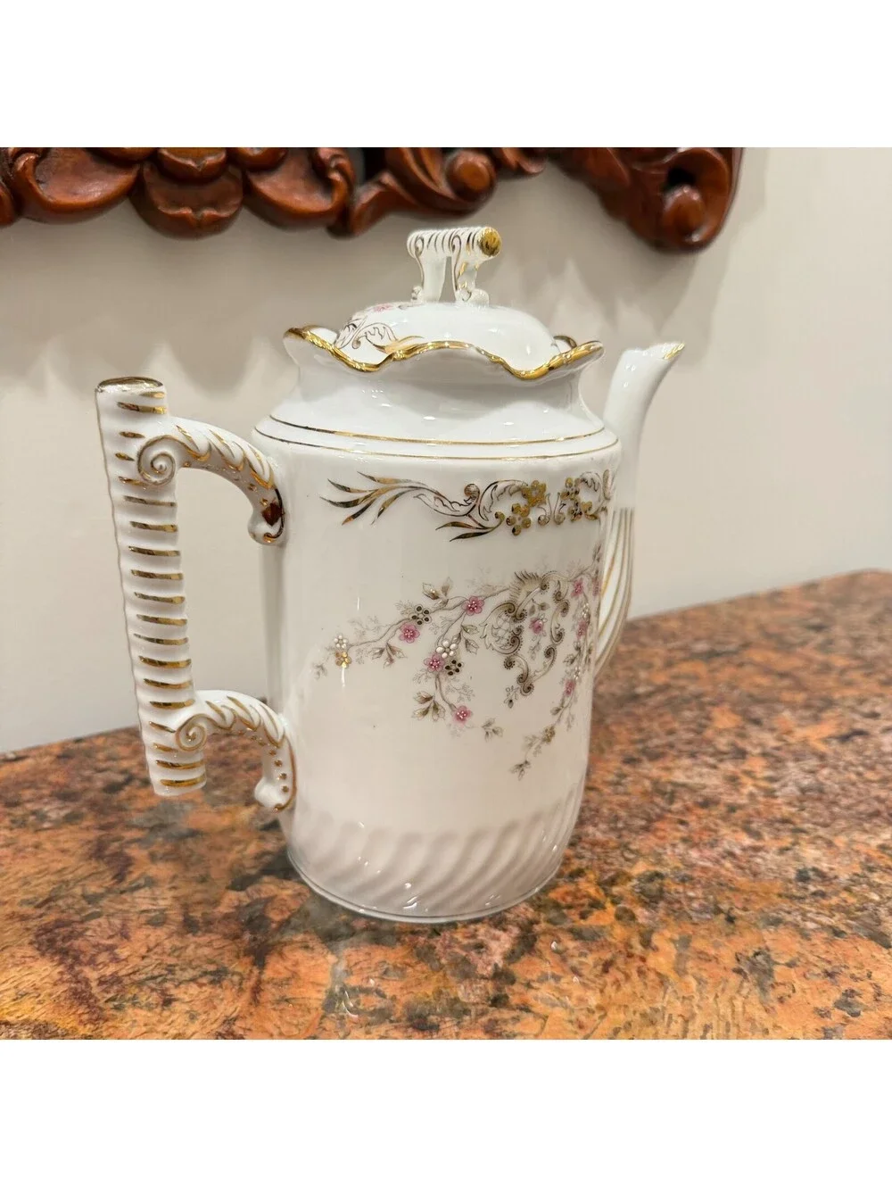 Vintage Gesetzlich Geschützt Porcelain Tea Pot